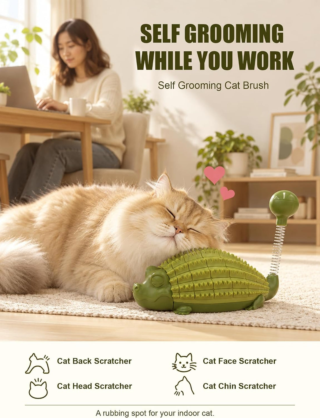 Interactive Cat Self Groomer