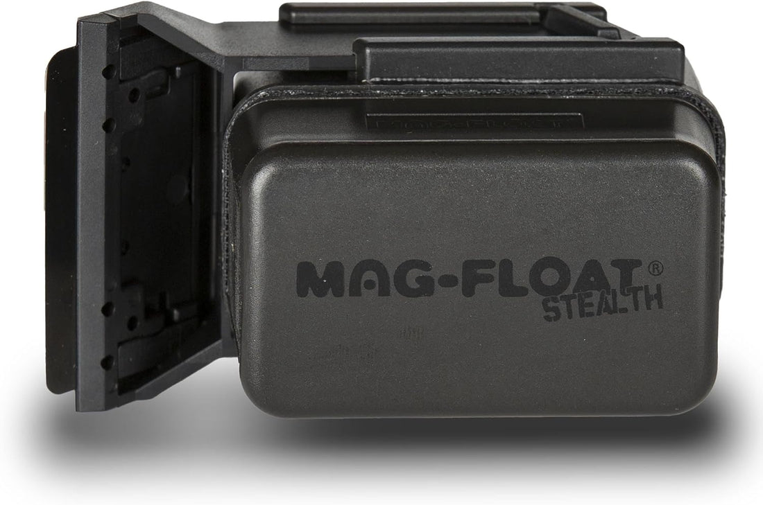 Mag-Float Medium Black Stealth Glass Magnet Aquarium Scraper Cleaner
