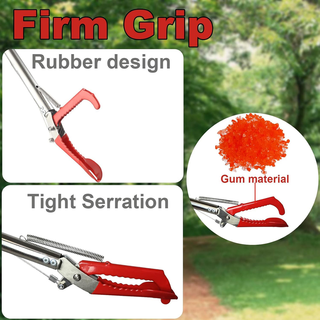 Snake Tong Reptile Grabber, 66 Inch Snake Clamping Tool for Safe