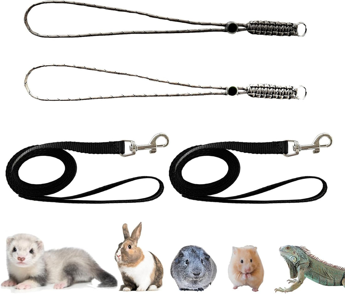 GOMICRAFT Handmade Figure 8 Harness and Leash for Ferrets/Guinea