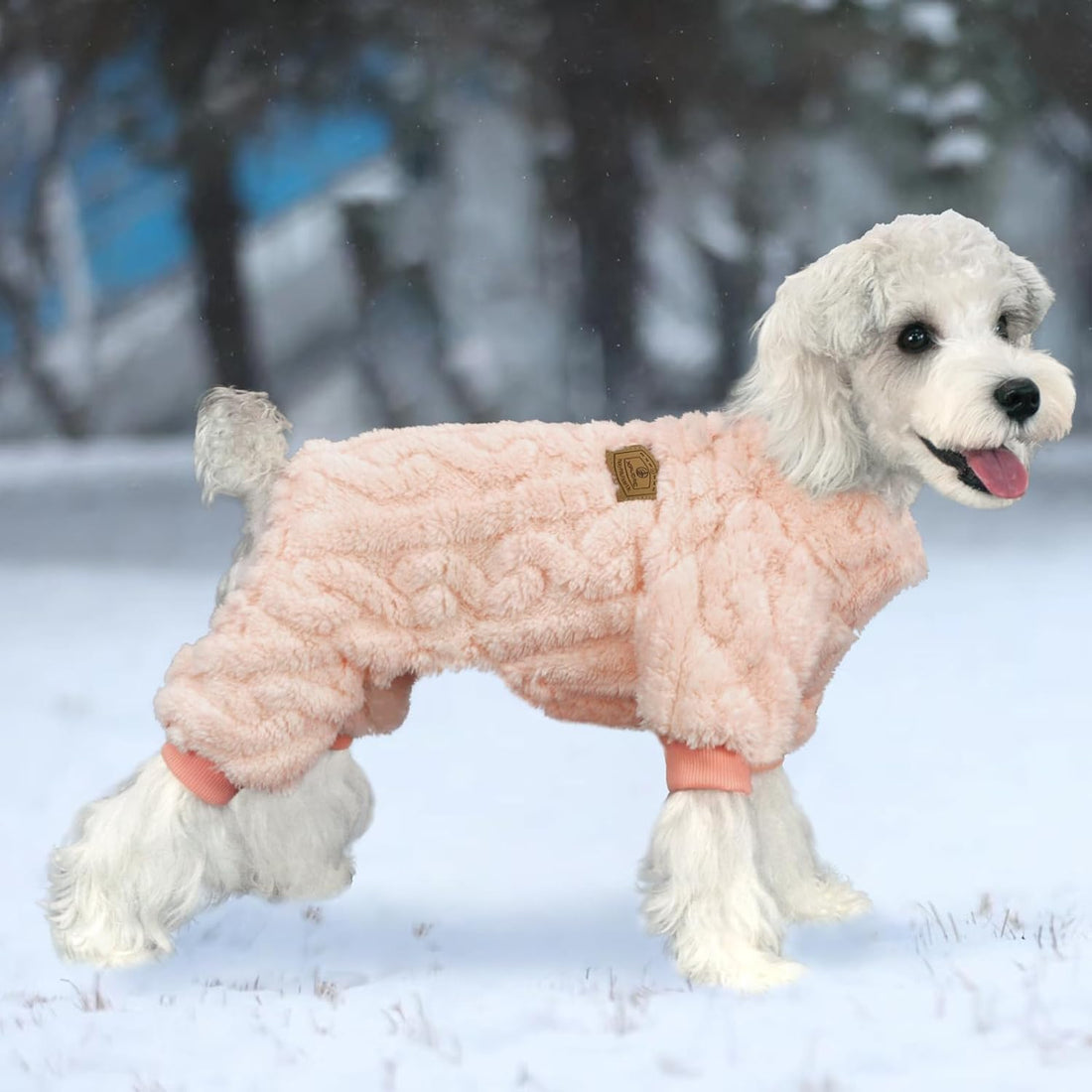 XPUDAC Dog Sweater, Dog Winter Clothes for Small Medium Dogs Girl Boy
