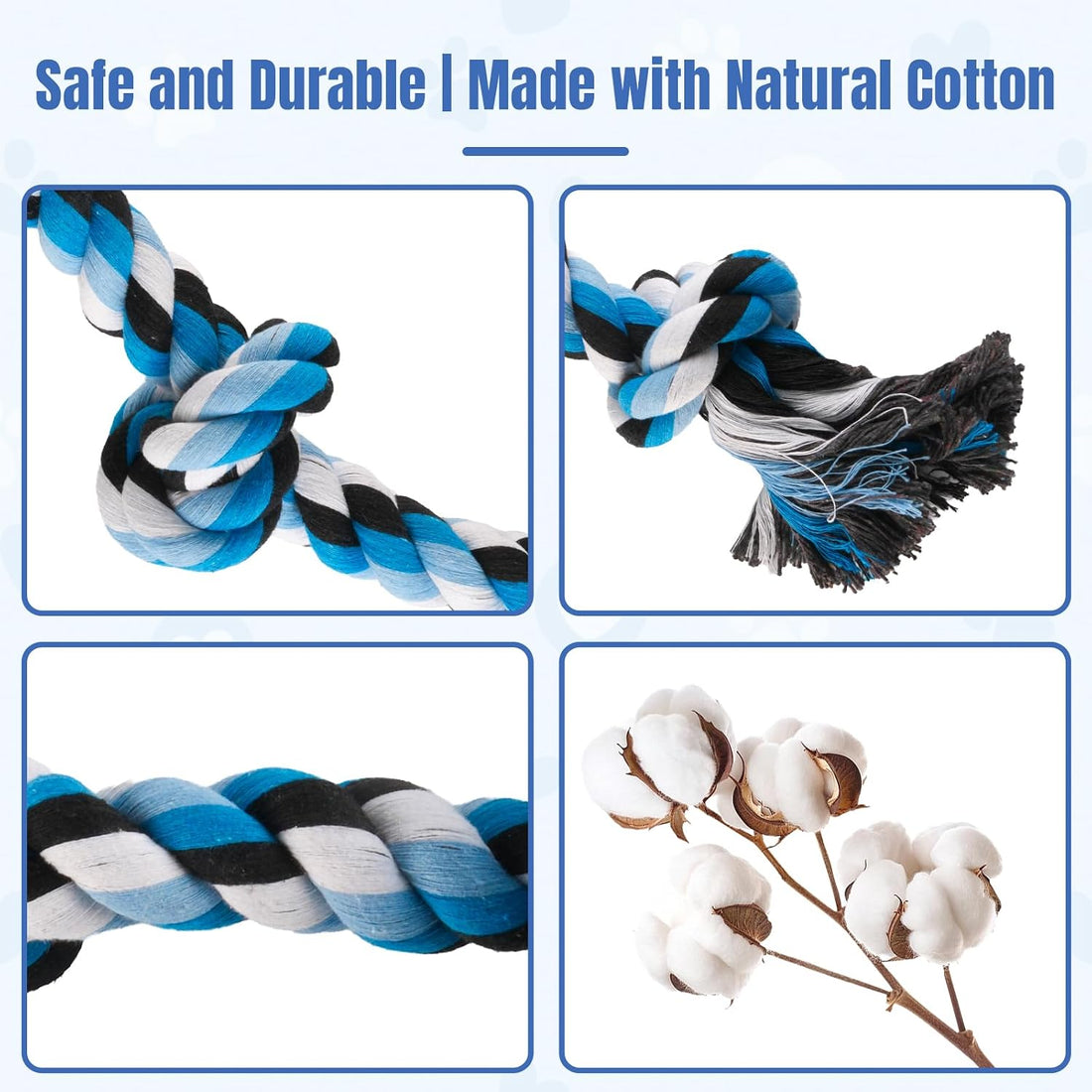 Bmag Dog Rope Toys for Aggressive Chewers