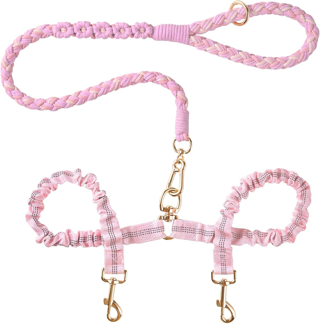 Double Dog Leash – Tangle-Free Dual Leash with 360° Swivel