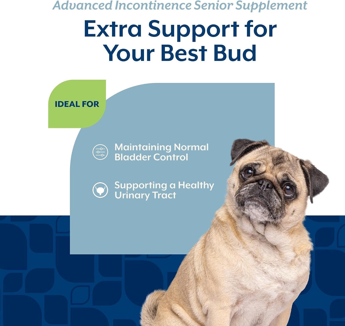 NaturVet Senior Advanced Incontinence Dog Supplement - 60 Ct