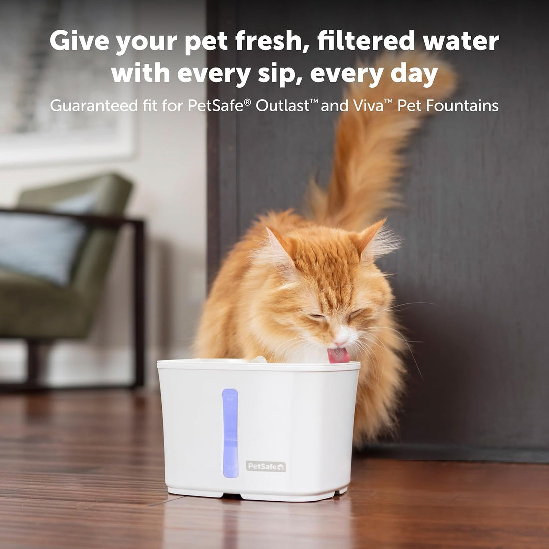 PetSafe Ion-X Pet Fountain Replacement Filters, Pack of 4