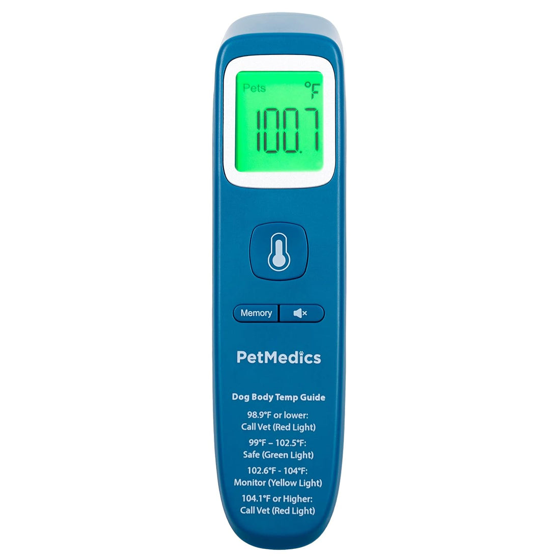PetMedics by iHome Dog Thermometer for Pets Ear or Belly No Contact