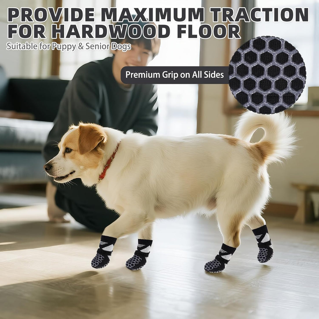 KOOLTAIL Dog Socks Shoes for Hot Pavement