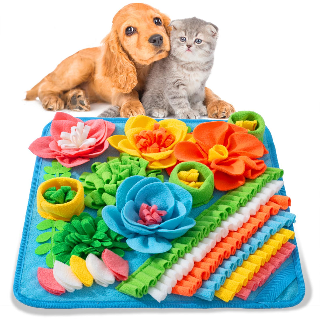 Oliumt Snuffle Mat for Dogs, Sniff Mat Slow Feeding Mat for Small