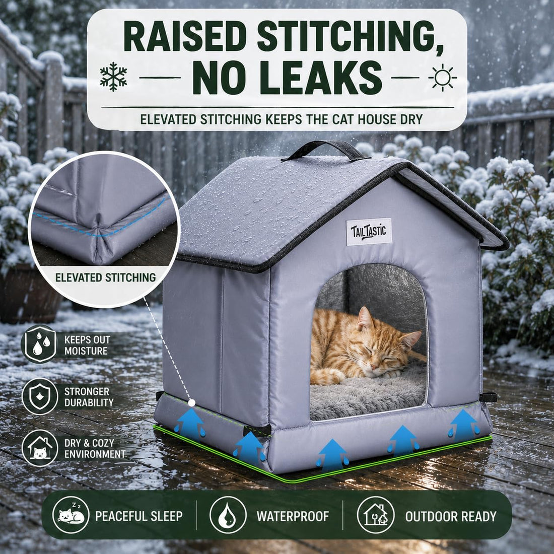 Tailtastic Weather Outdoor Cat House