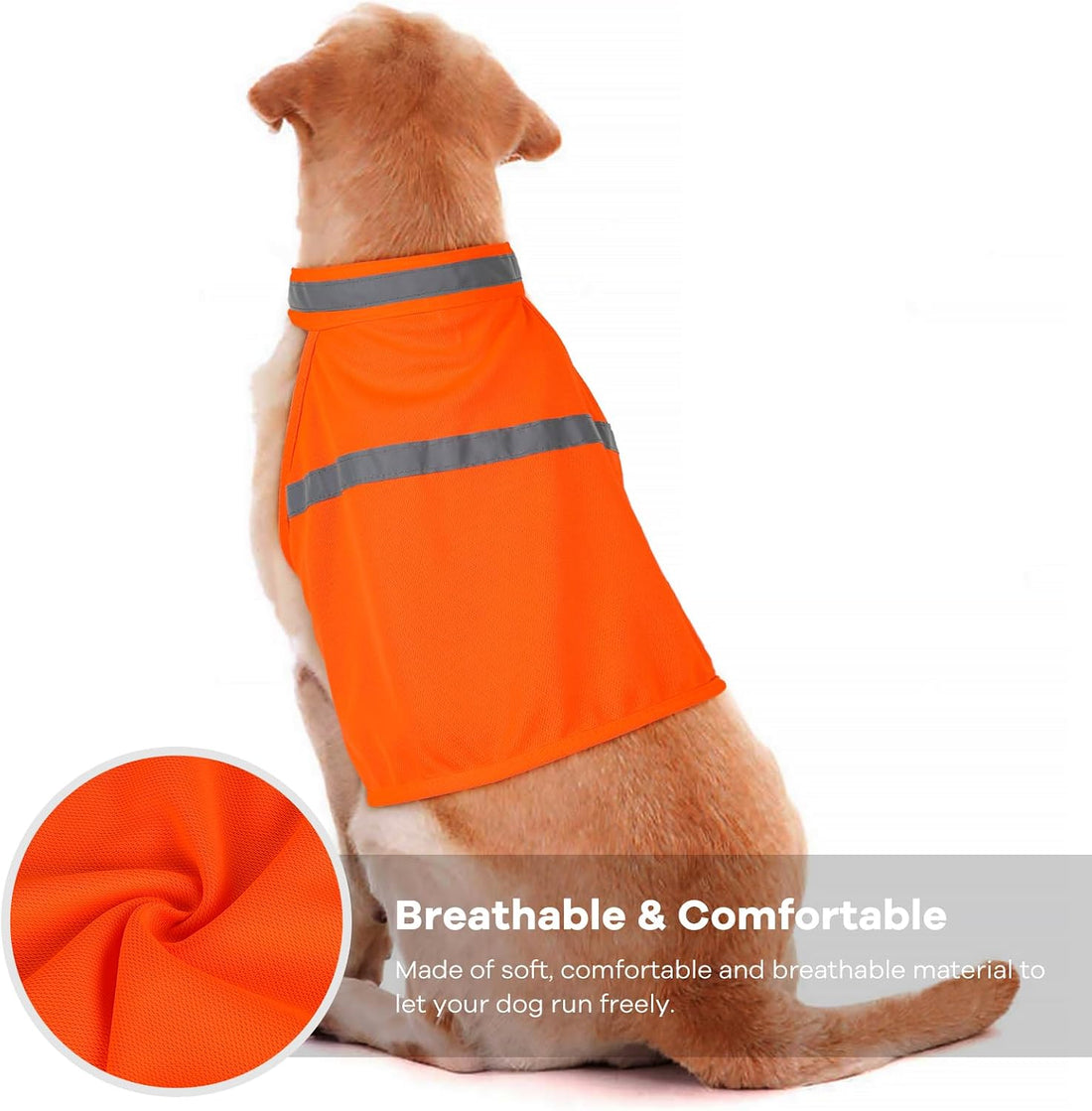 Dog Jacket High Visibility Safety Reflective Dog Vest for Small