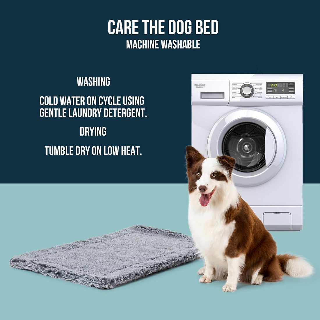 PELZIN Stoutwool 2.0 Indestructible Dog Bed