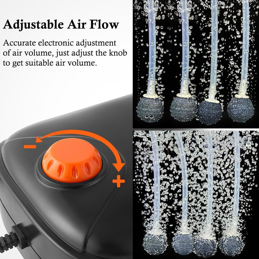 FEDOUR 4W/5W/8W Aquarium Corded Electric Air Pump