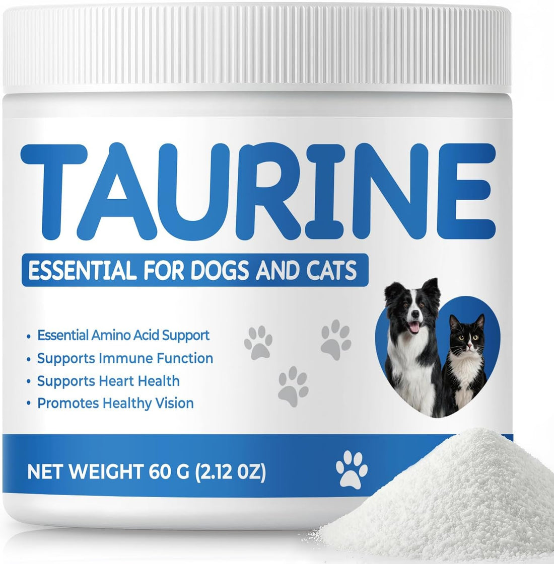 Taurine Powder Supplement for Dogs & Cats