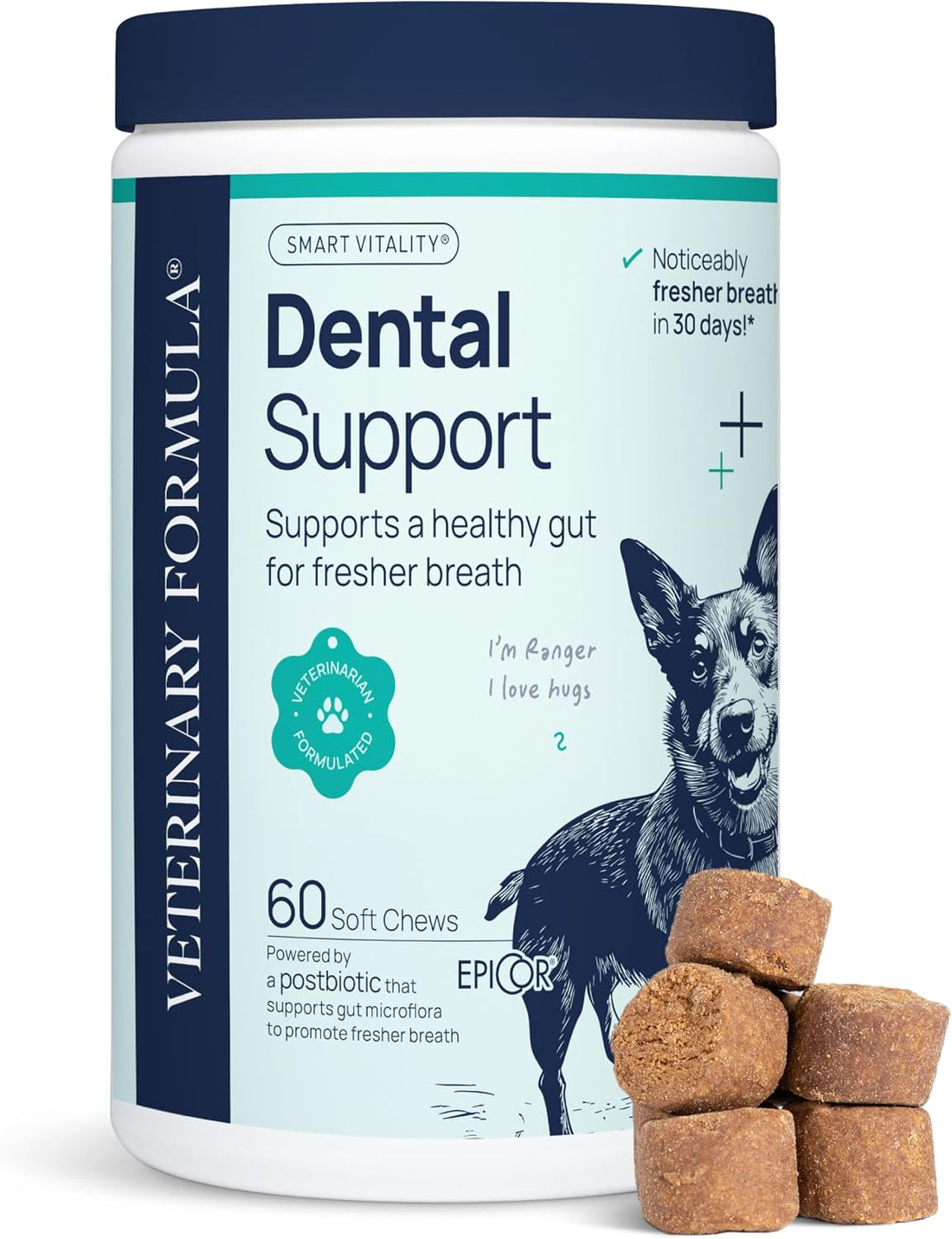 Veterinary Formula Smart Vitality Dental Support Dog Soft Chews