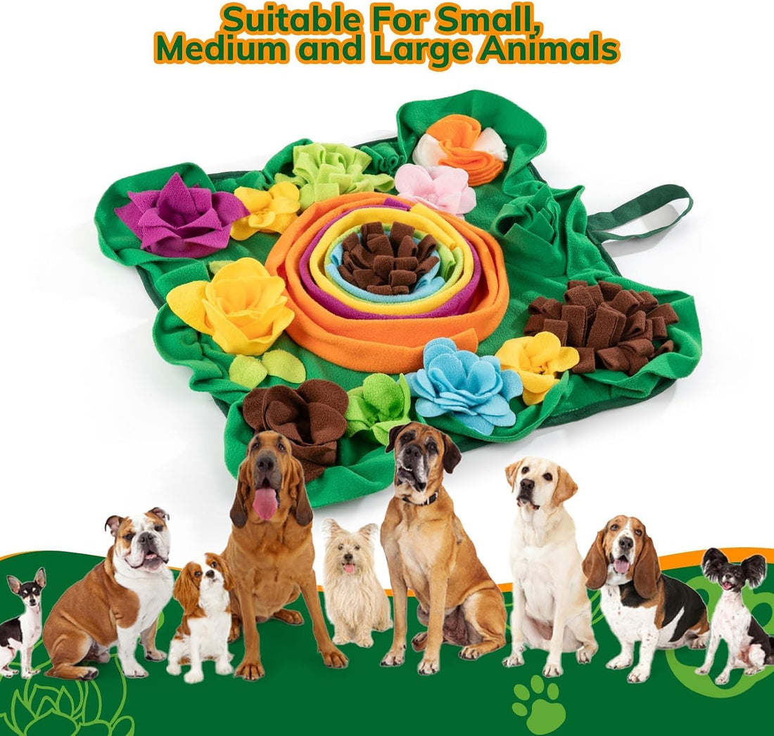 PUHOHUN Snuffle Mat for Dogs -Interactive Dog Toys to Keep Them Busy