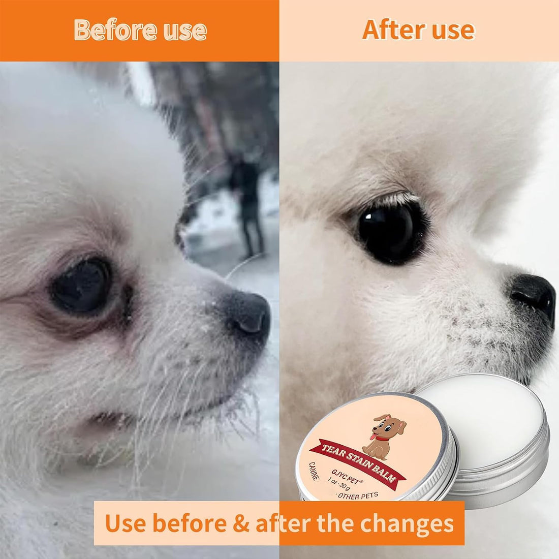 Tear Stain Remover for Dogs 1oz
