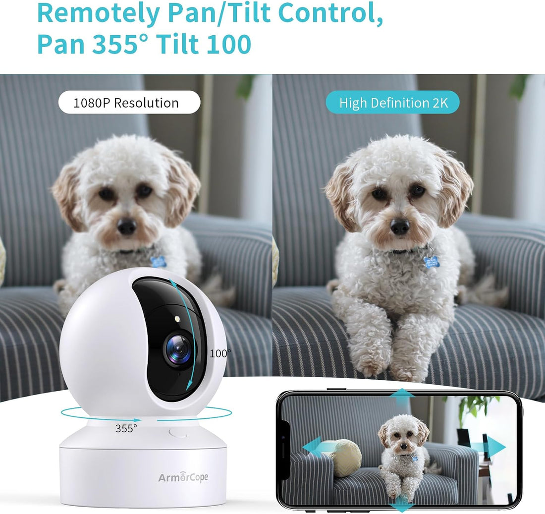 Pet Camera, 2K HD Dog Camera with Phone APP