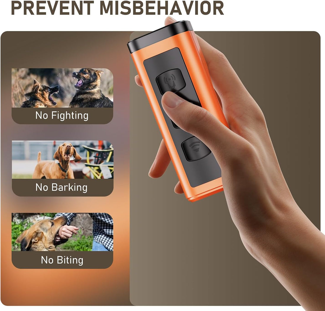 Dog Bark Deterrent Devices Rechargeable Anti-Barking Device for Dogs