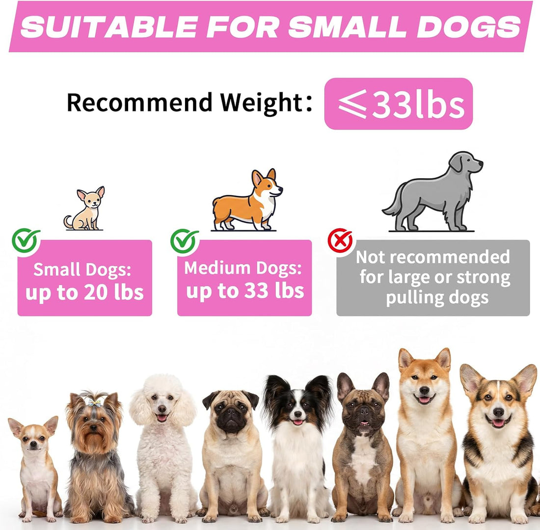 Retractable Dog Leash with USB Rechargeable Flashlight