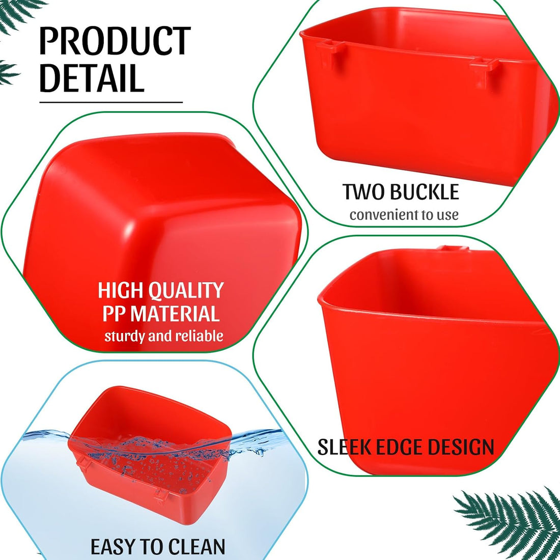 Zhehao 20 Pcs Poultry Water Cups Chicken Waterer Cups 18 oz