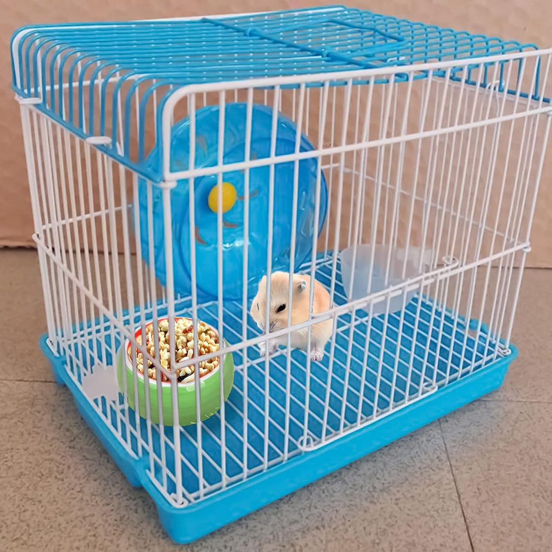 2 Pack Hamster Bowl Ceramic Prevent Chewing Feeding Bowl Water Food