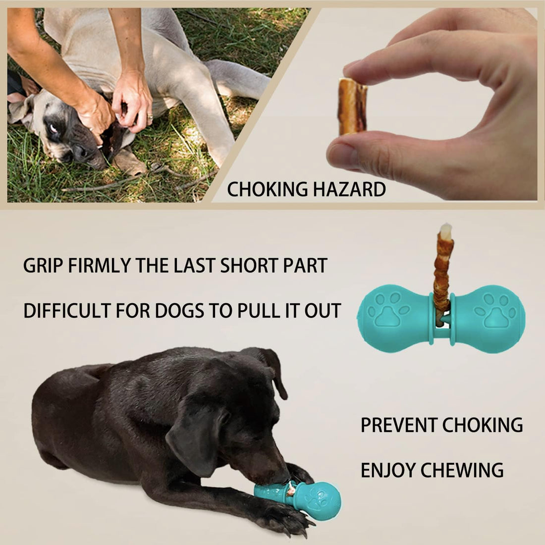 BoniVet Bully Stick Holder for Dogs, Chew Holder