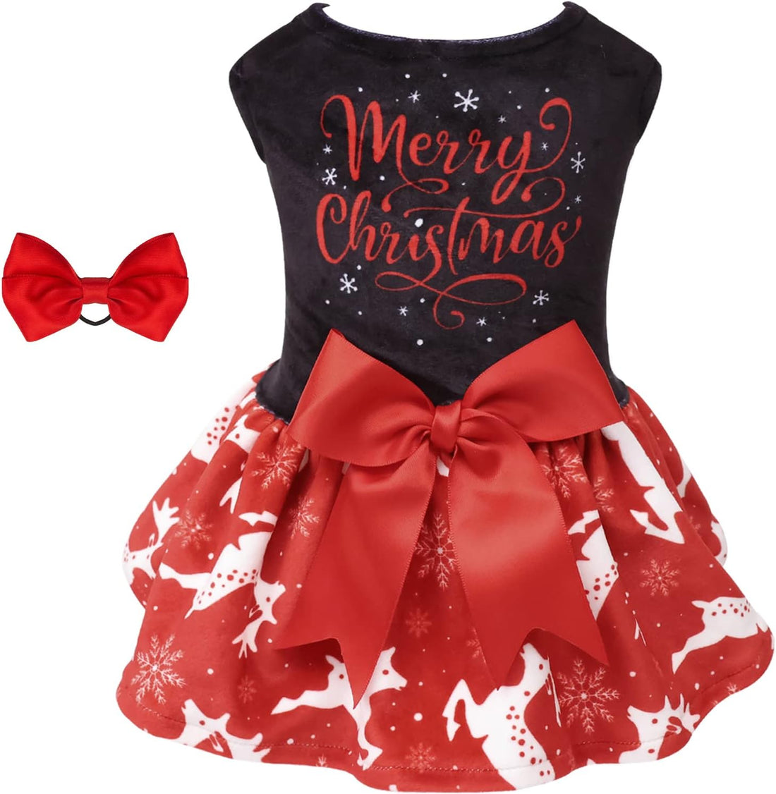 CuteBone Happy Thanksgiving Day Dog Fall Dress Costume Velvet