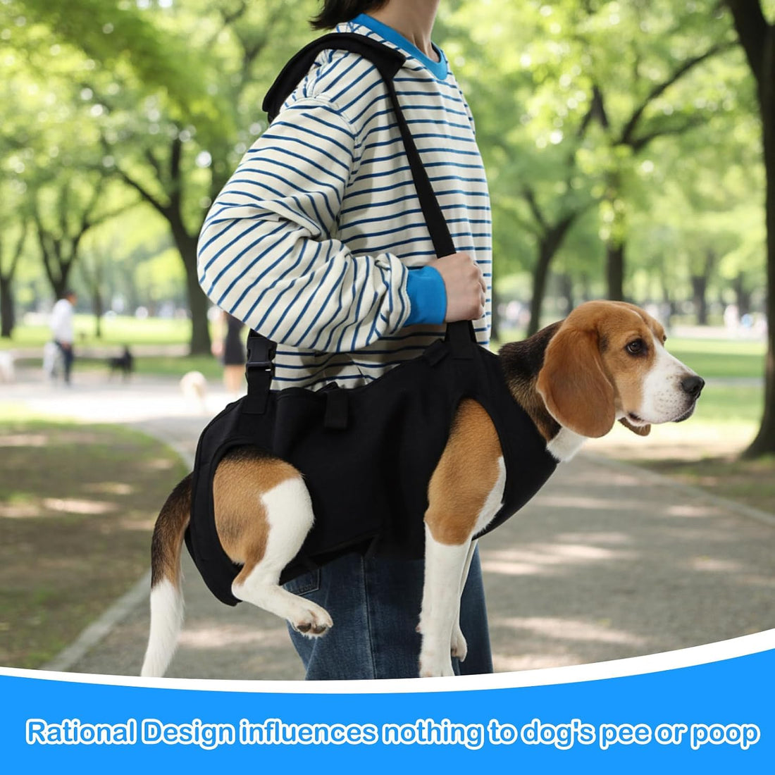 Shinylin Dog Carry Sling Emergency Backpack Dog Lift Harness