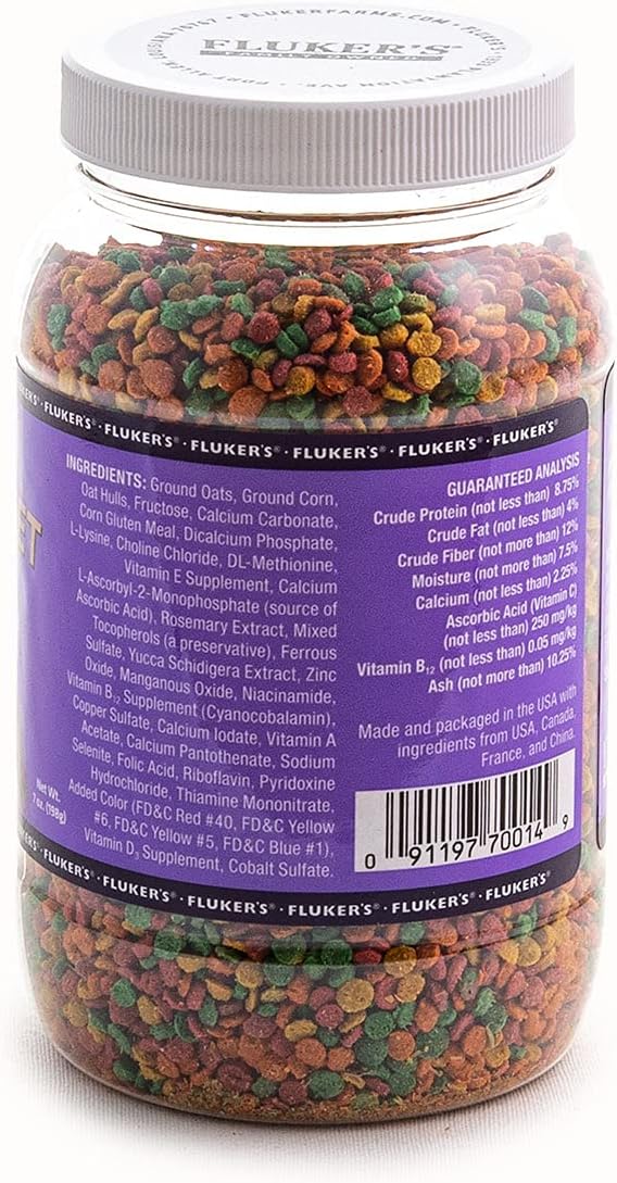 Fluker's Premium Tortoise Diet Small Pellet Food, 7 oz
