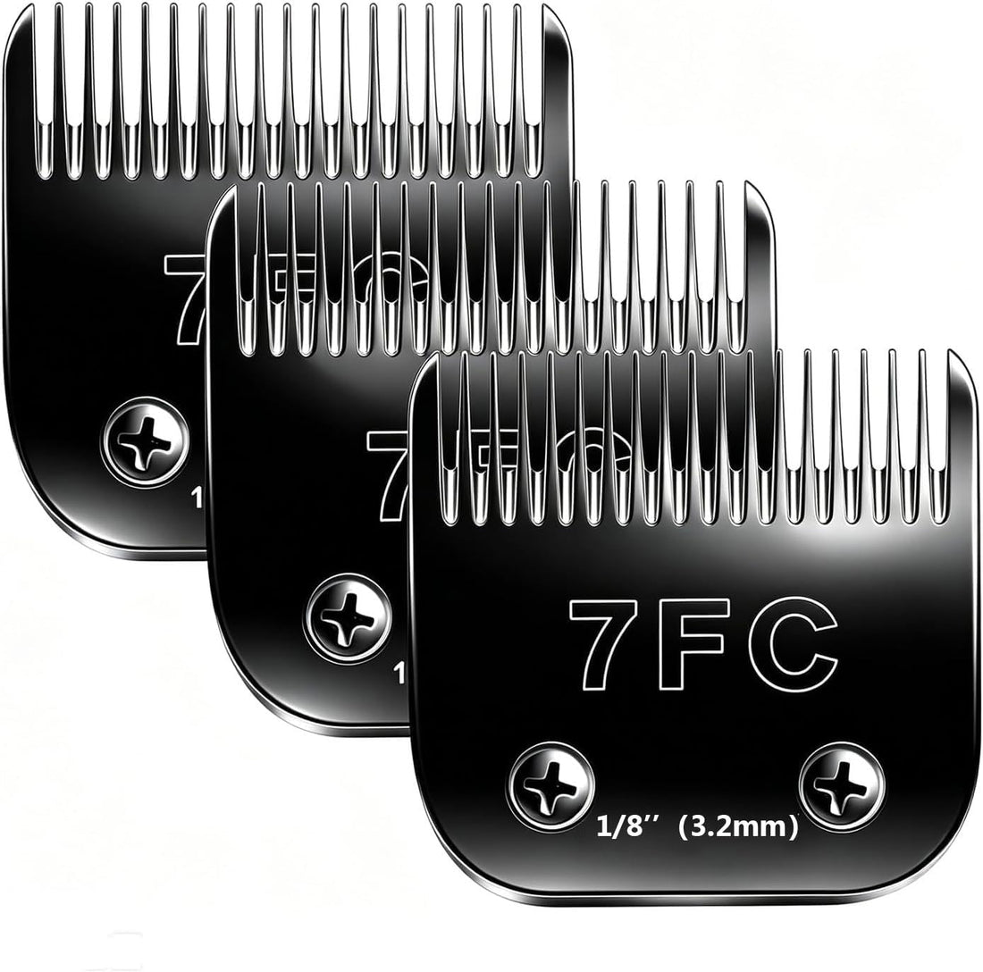 7F Blades Dog Grooming Blades Compatible with Andis/Oster A5
