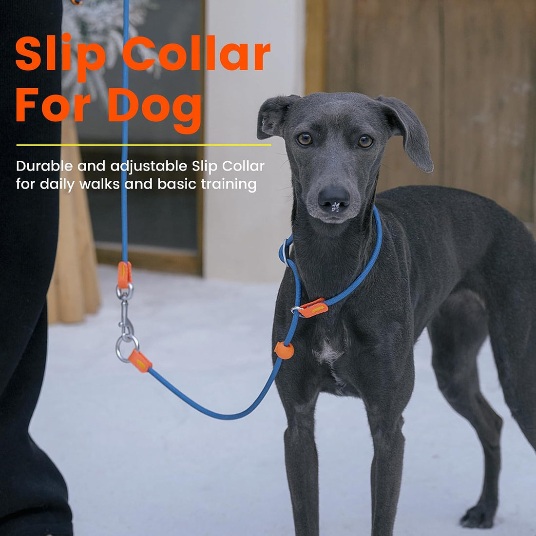 HowGo Slip Collar for Dogs,Adjustable Martingale Collar