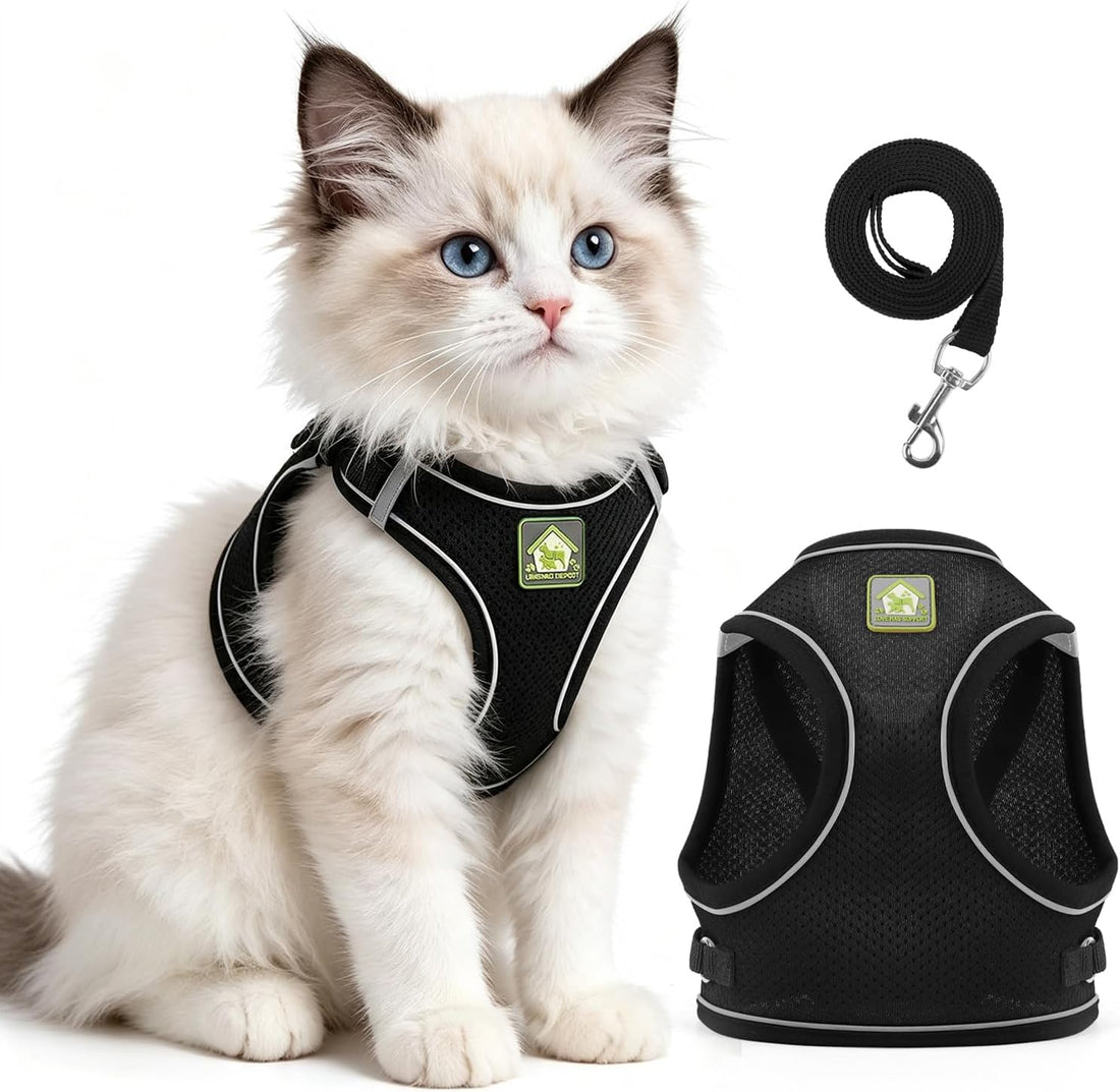 Cat Harness and Leash, Cat Harness Escape Proof, Adjustable Vest
