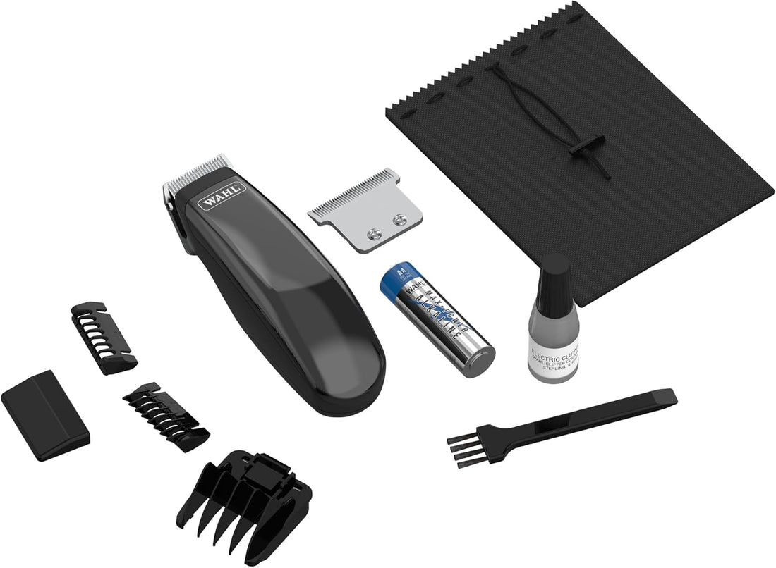Wahl Professional Animal Super Pocket Pro Trimmer Kit, Black Chrome