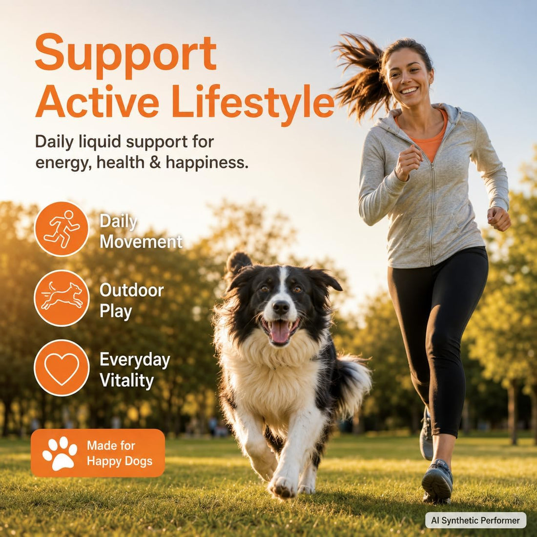 Dog Longevity Support Supplement with NMN, NAD+, CoQ10 & Resveratrol
