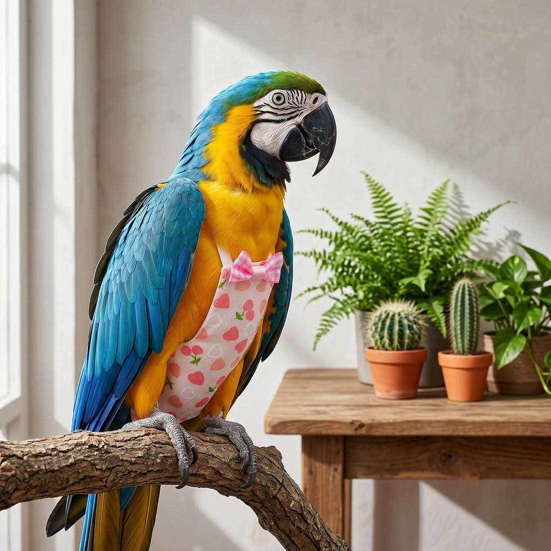 4PCS Bird Diaper Reusable