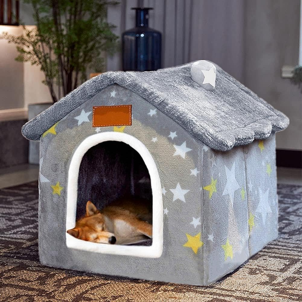 BXEBUI Dog House Indoor Memory Sponge