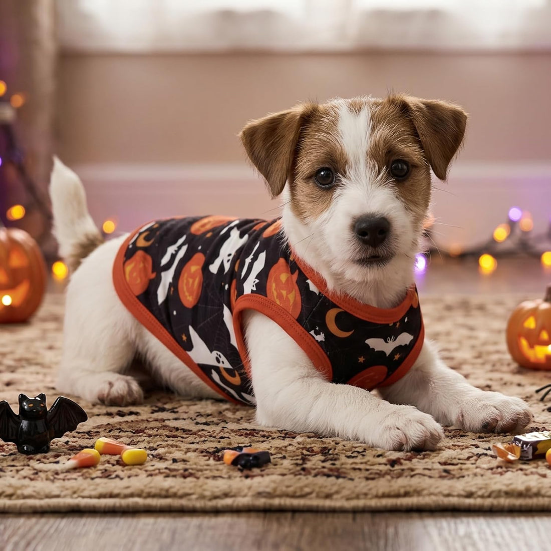 CuteBone Soft Halloween Dog Shirt Lightweight Small Puppy T-Shirts