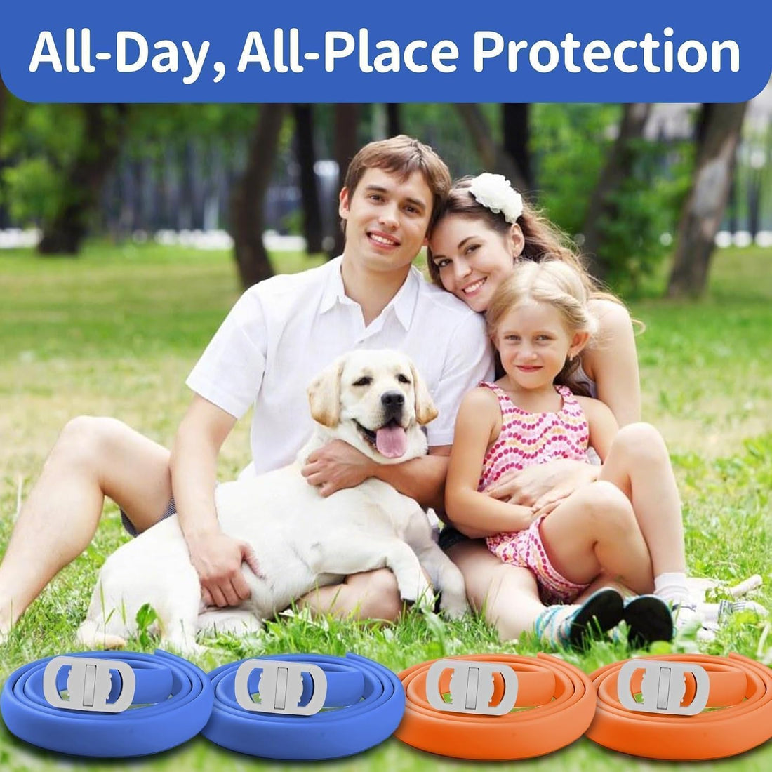 Dog Flea and Tick Collar 4 Pack