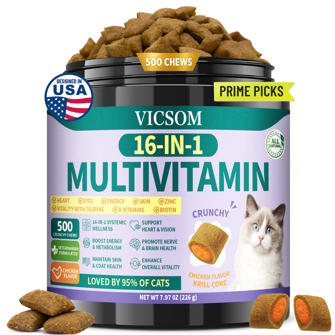 Taurine for Cats Vitamins Treats