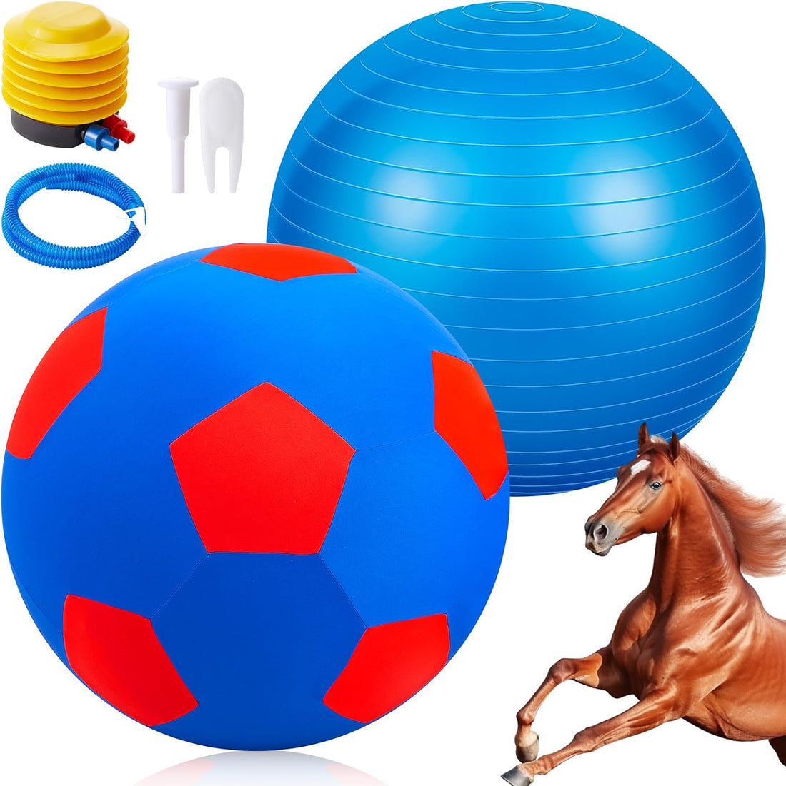 Giant 40 Inch Herding Balls with Ball Cover, Horse Toy