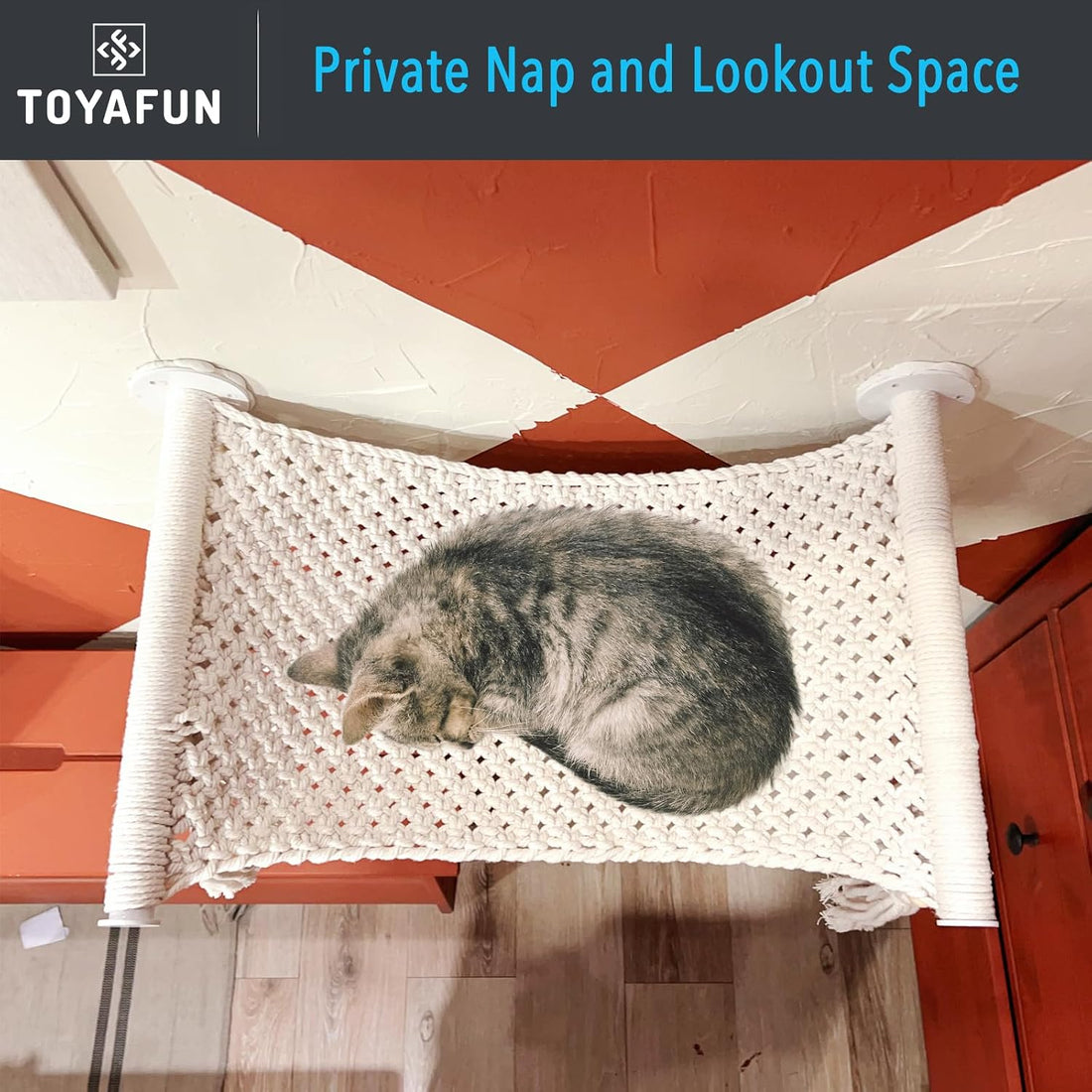 TOYAFUN Cat Wall Shelves, Perches, Hammocks, Beds