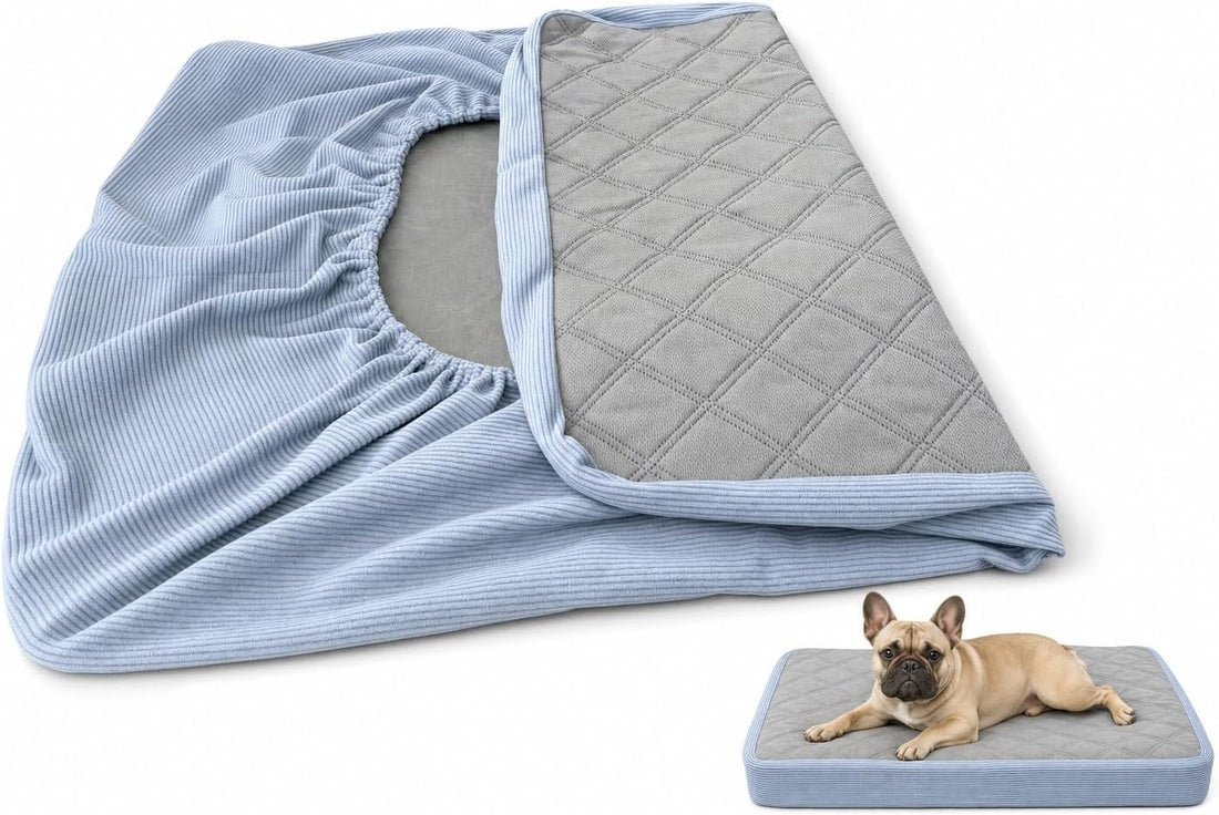 Waterproof Dog Bed Cover,Easy Replacement Cover,Dark Grey 54x44
