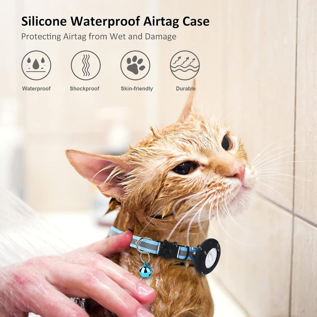 SimpleThings Compatible with Airtag Cat Collar Holder