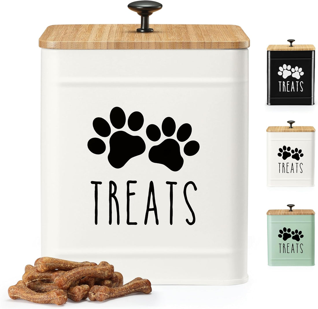 PERFNIQUE Dog Treat Container, Airtight Dog Treat Jar