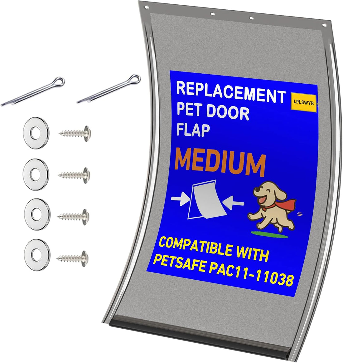 2PC Replacement Flap PAC11-11039 with Screws & Washers for PetSafe