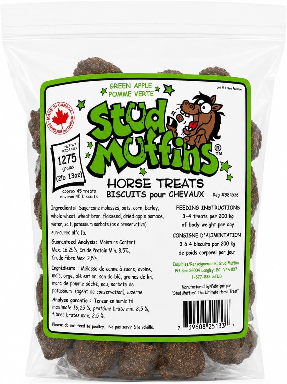 Stud Muffins Horse Treats, Green Apple Flavor