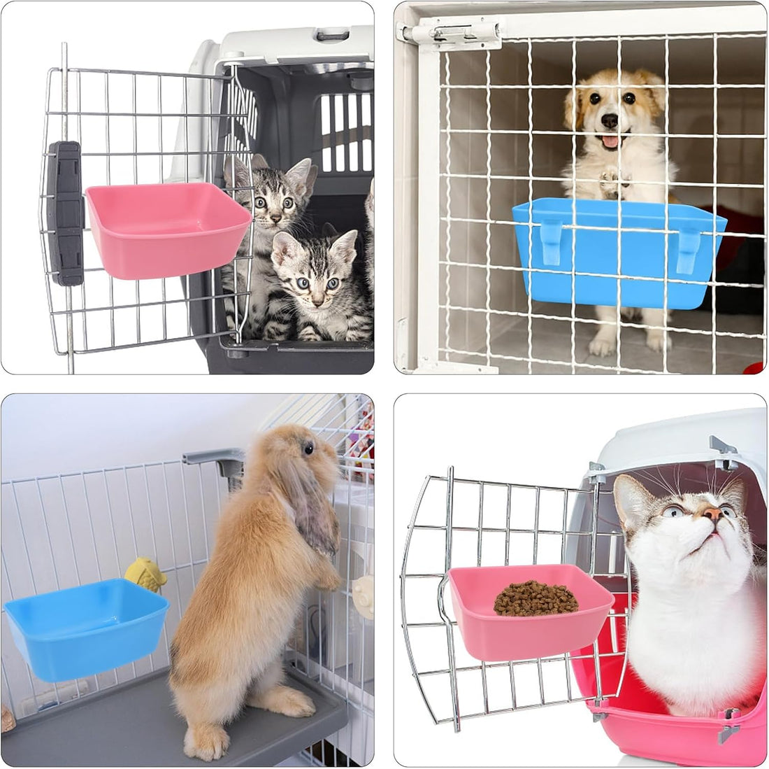 6 Pack Feeder, Hanging Feeder,Food and Water Container