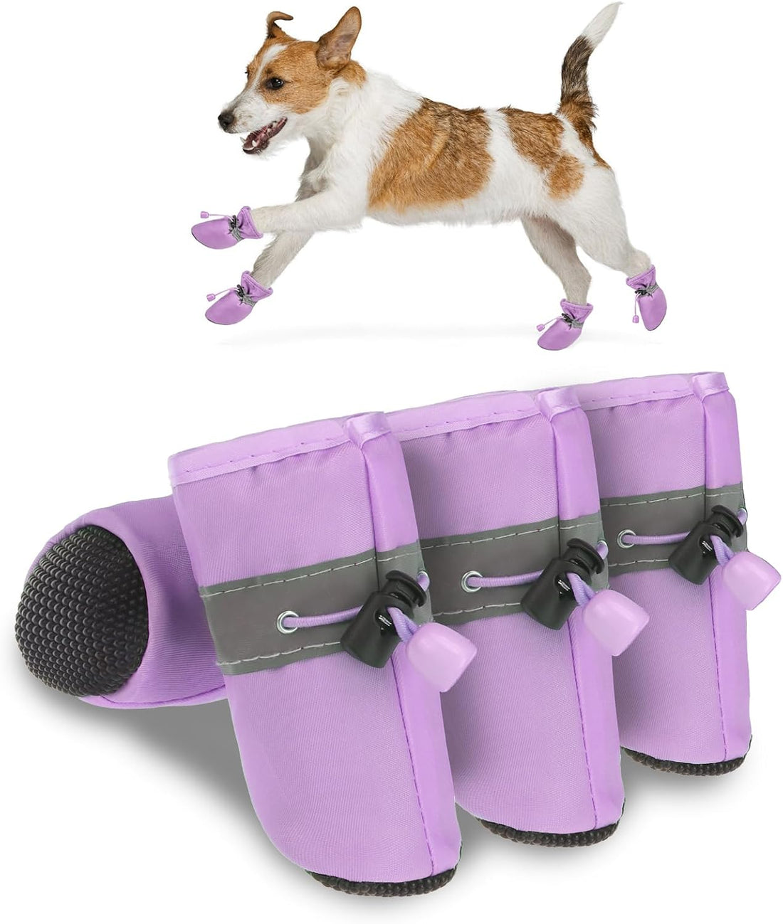 SCENEREAL Dog Shoes for Hot/Cold Pavement