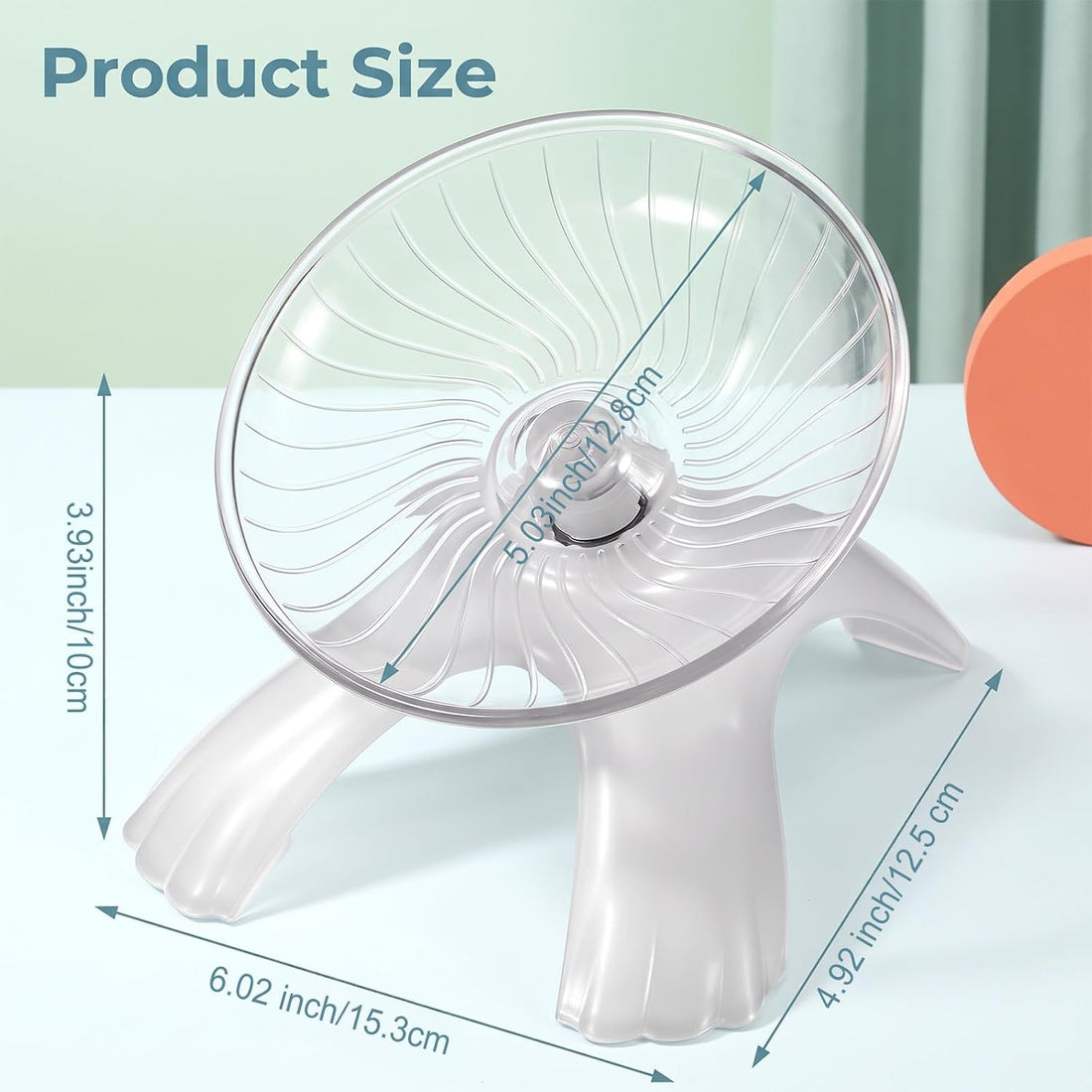 Hermit Crab Exercise Wheel, Silent Running Wheel Small Animal