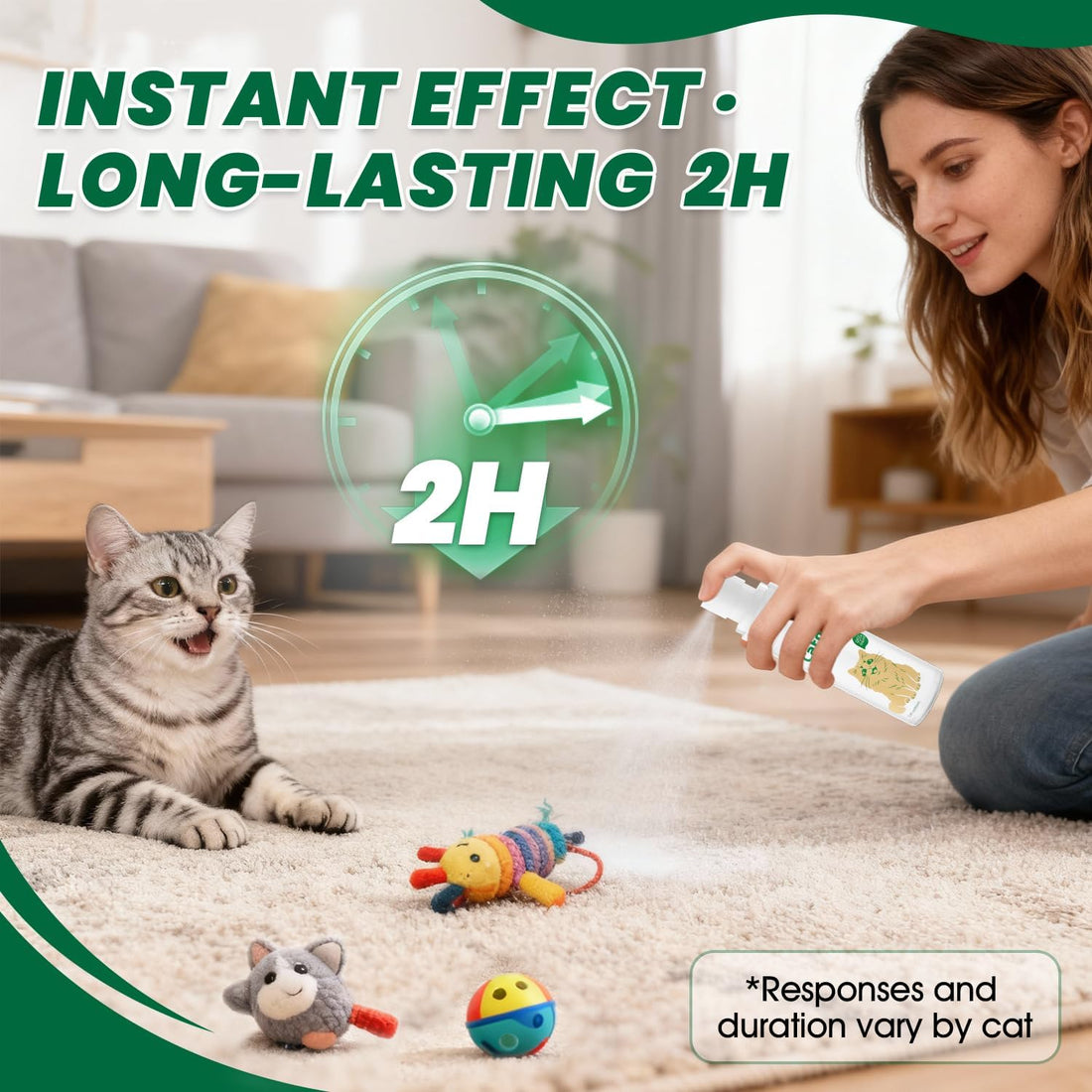 Upgraded Catnip Spray for Indoor Cats 2.8 fl oz